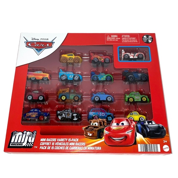Disney Pixar Cars Mini Racers 15 Pack - Picture 2 of 10
